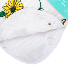Load image into Gallery viewer, Black Eyed Susan Burp and Bib (Unisex)