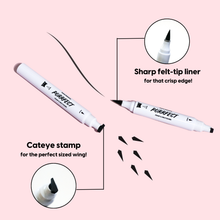 Load image into Gallery viewer, PURRFECT Stamp & Line Eyeliner - Black