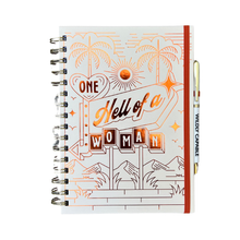 Load image into Gallery viewer, One Hell Of A Woman Journal (funny, gift, empowering)