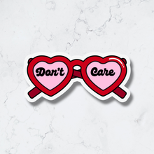 Load image into Gallery viewer, Don't Care Sunglasses Sticker