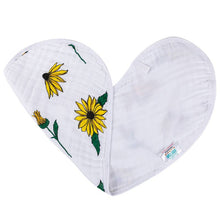 Load image into Gallery viewer, Black Eyed Susan Burp and Bib (Unisex)