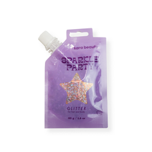 Load image into Gallery viewer, pink-SPARKLE PARTY HAIR AND BODY GEL - SINGLE PACKS: PINK HEARTS