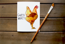 Load image into Gallery viewer, Guess What Chicken Butt Card