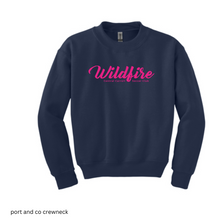 Load image into Gallery viewer, CCSC-WILDFIRE- Port and co unisex adult crewneck-navy
