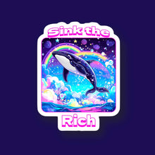 Load image into Gallery viewer, Sink the Rich Sticker
