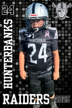 Load image into Gallery viewer, Raiders pitbull-homecoming banner 24x36
