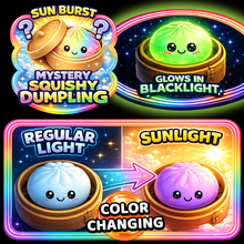 Load image into Gallery viewer, Color Changing Dumpling Squishy fidget- Due June 8 - PRE-ORDER JUNE 19
