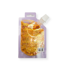 Load image into Gallery viewer, lavender SPARKLE PARTY HAIR AND BODY GEL - SINGLE PACKS: LAVENDER MOONS
