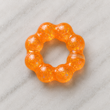 Load image into Gallery viewer, orange Feelzies™ Original Squishy Bracelet: Sunburst Orange fidget
