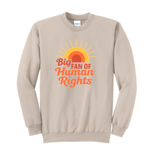 Load image into Gallery viewer, Big fan of human rights - apparel choose your style natural tan
