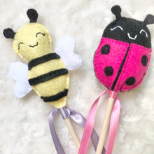 Load image into Gallery viewer, Bee and Ladybug Magic Wands
