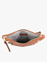 Load image into Gallery viewer, brown studded crossbody
