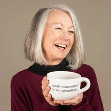 Load image into Gallery viewer, Grandkids Cappuccino Mug Dolomite 24 oz: White
