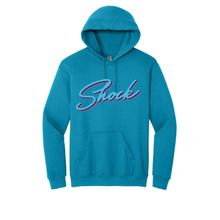 Load image into Gallery viewer, Shock basketball adult hoodie- Sapphire -logo2
