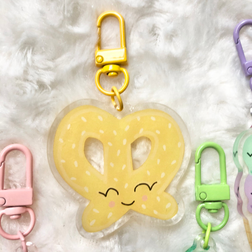 Pretzel Keychain
