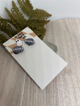 Load image into Gallery viewer, Sykesville Raiders Football Stud Earrings
