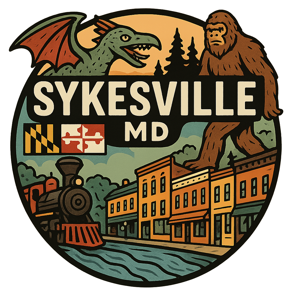 Sykesville icons sticker
