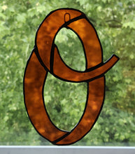 Load image into Gallery viewer, Stained Glass Large "O" Suncatcher
