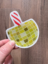 Load image into Gallery viewer, Disco Ball Lemon Peppermint Stick Sticker

