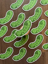 Load image into Gallery viewer, Brining and Surviving Pickle Sticker
