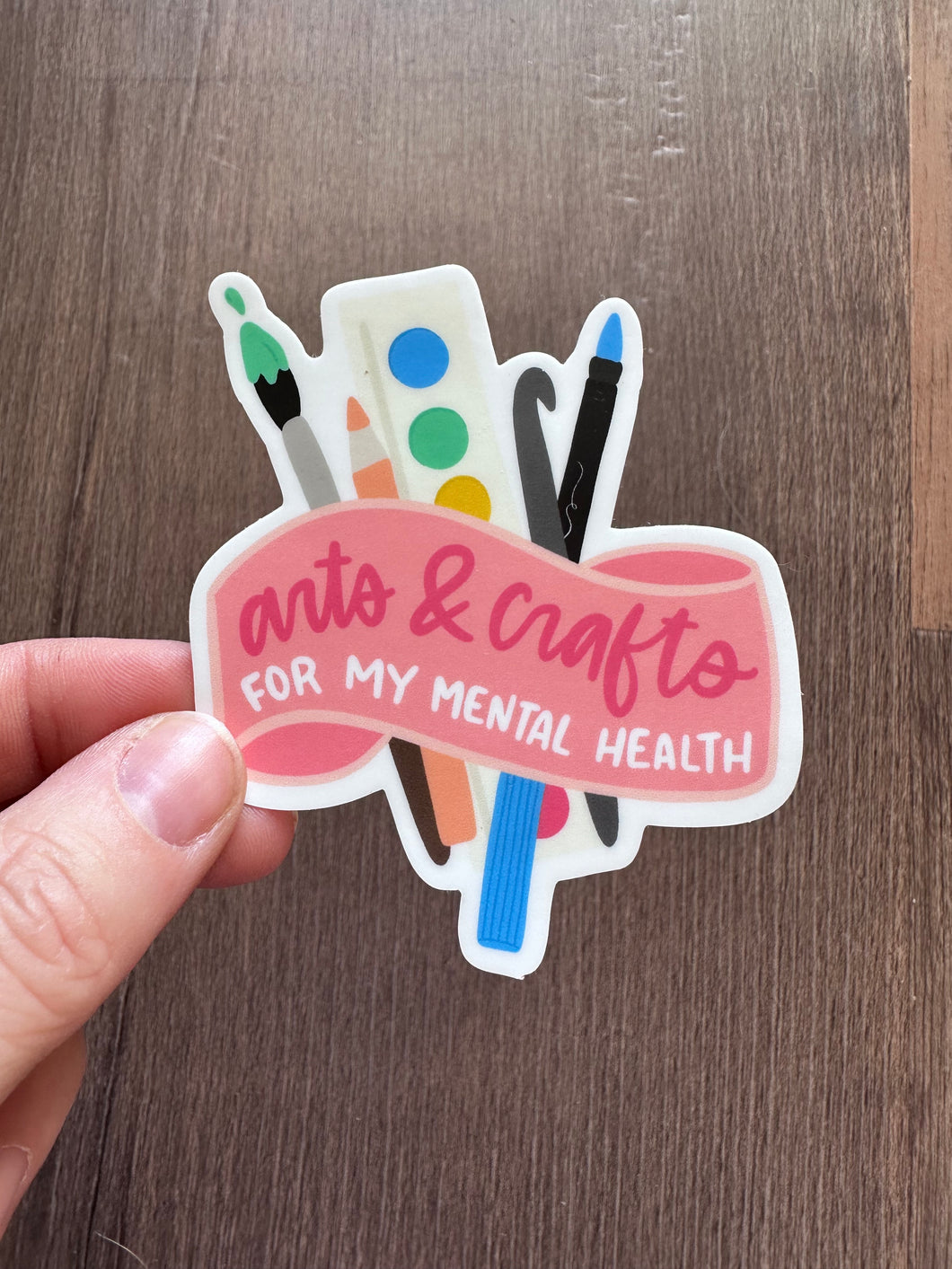 Mental Health Arts & Crafts Sticker