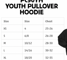 Load image into Gallery viewer, Port &amp; Company® Youth Core Fleece Pullover Hooded Sweatshirt CC Phoenix -gradient
