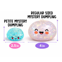 Load image into Gallery viewer, Mini Petite glitter Dumpling 2.5" fidget- IN STORE JUNE 14- PRE ORDER

