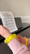 Load image into Gallery viewer, pink Feelzies™ Original Squishy Bracelet: Cotton Candy Sparkle fidget
