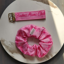 Load image into Gallery viewer, Badass Moms Club Scrunchie - Pink
