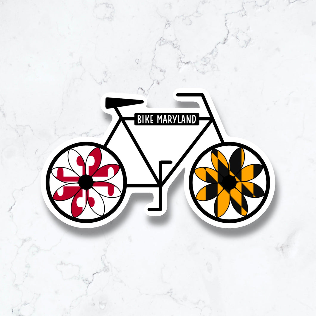 Bike Maryland Sticker