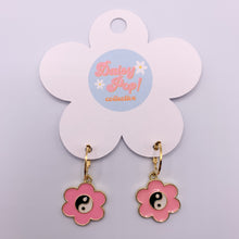 Load image into Gallery viewer, Stainless Steel YinYang Huggie Hoop Earring
