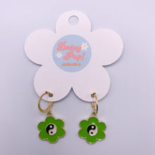 Load image into Gallery viewer, Stainless Steel YinYang Huggie Hoop Earring
